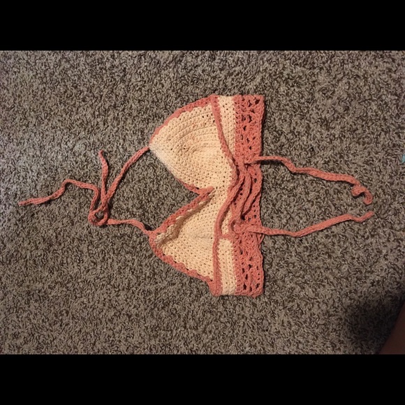 HANDMADE BY ME crochet Bikini festival crop top - Picture 2 of 2